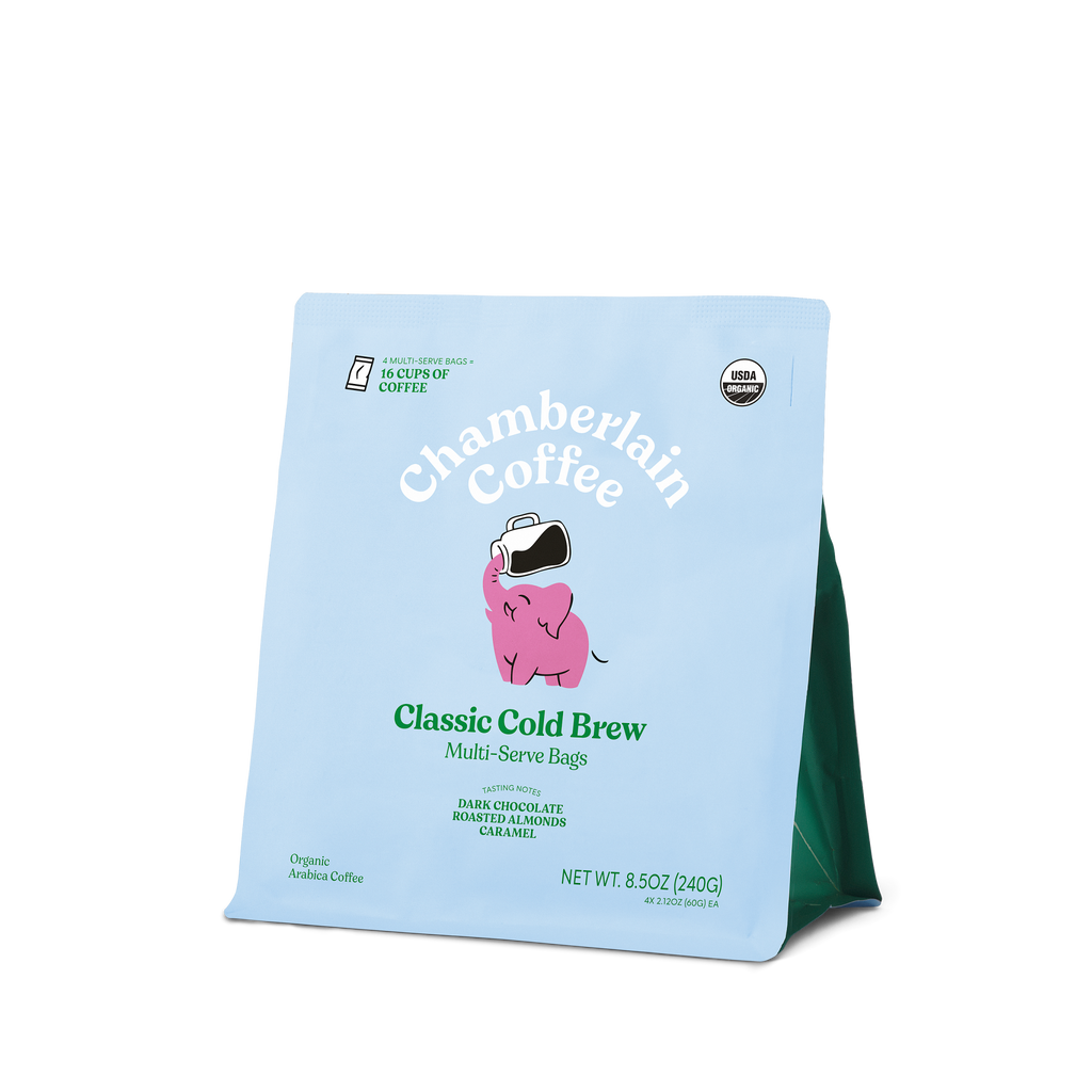 Organic Cold Brew Elephant Large Coffee Bags